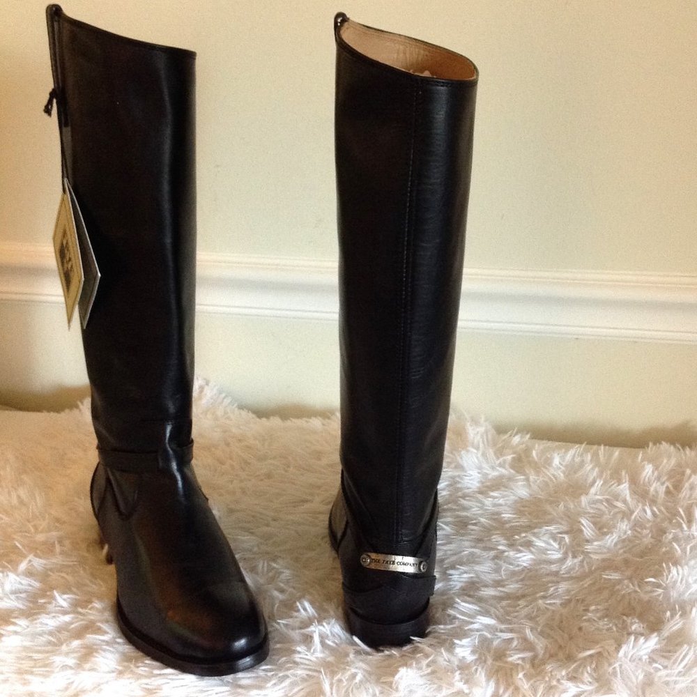 Frye Lindsay Plate In Black Stone Antique